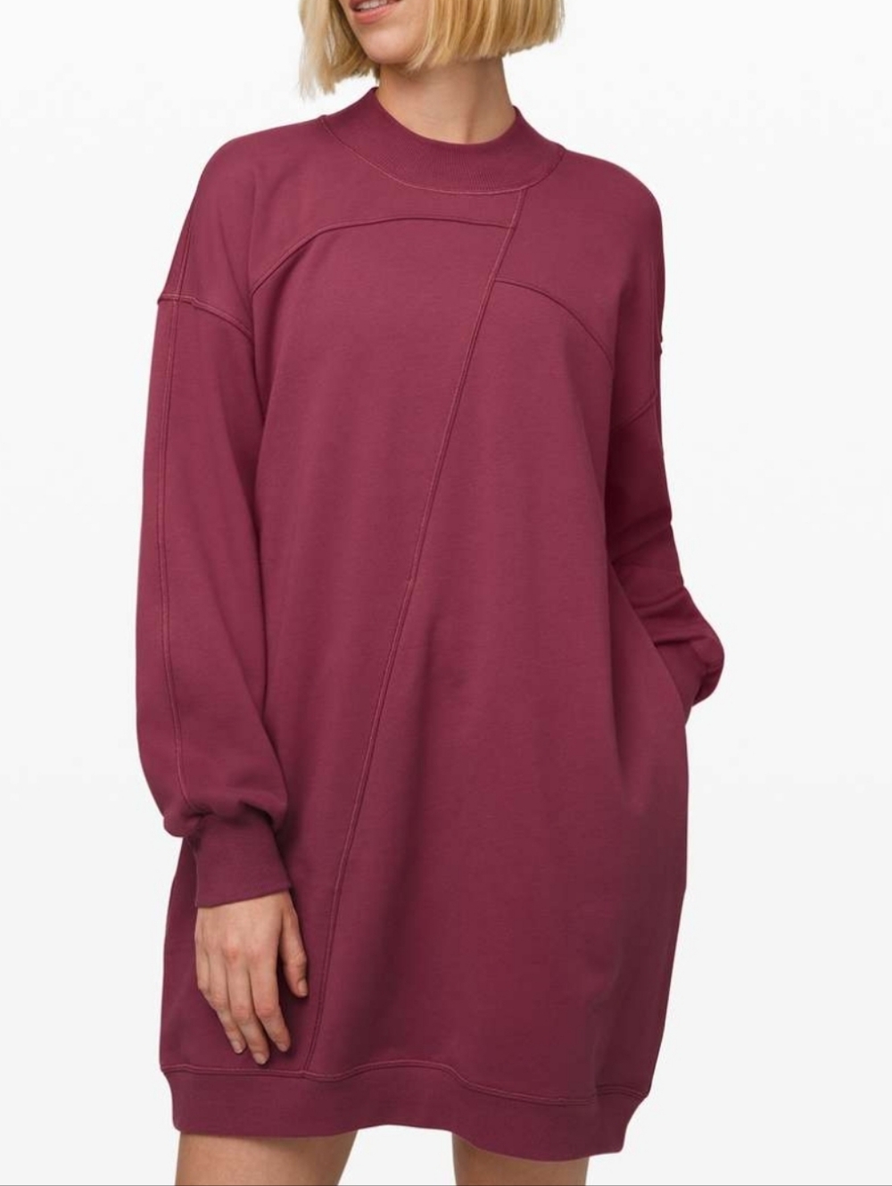 lululemon athletica Broken Beats Sweater Dress in Plumful